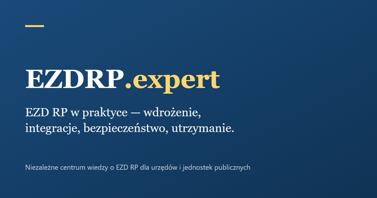 Ezd File System klasy EZD vs EZD RP — różnica, której nie wolno mylić | EZDRP.expert